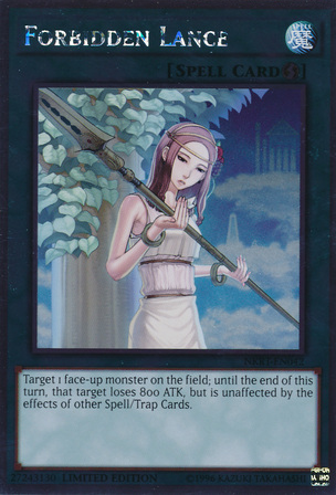 Forbidden Lance [NKRT-EN042] Platinum Rare | Jomio and Rueliete's Cards and Comics