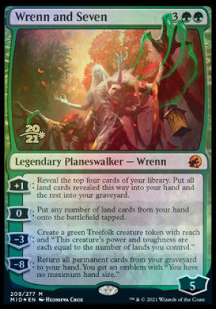 Wrenn and Seven [Innistrad: Midnight Hunt Prerelease Promos] | Jomio and Rueliete's Cards and Comics