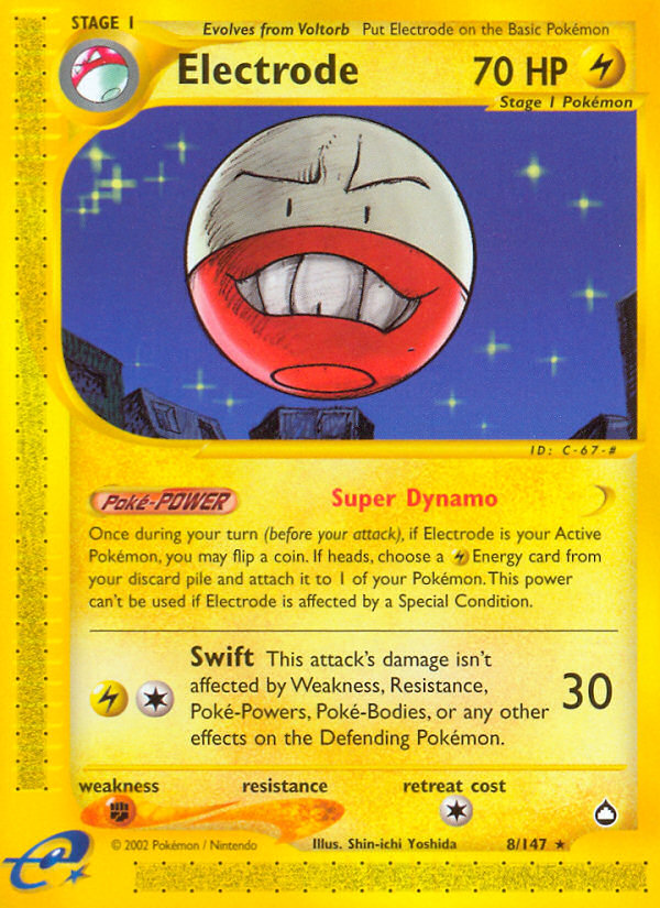 Electrode (8/147) [Aquapolis] | Jomio and Rueliete's Cards and Comics