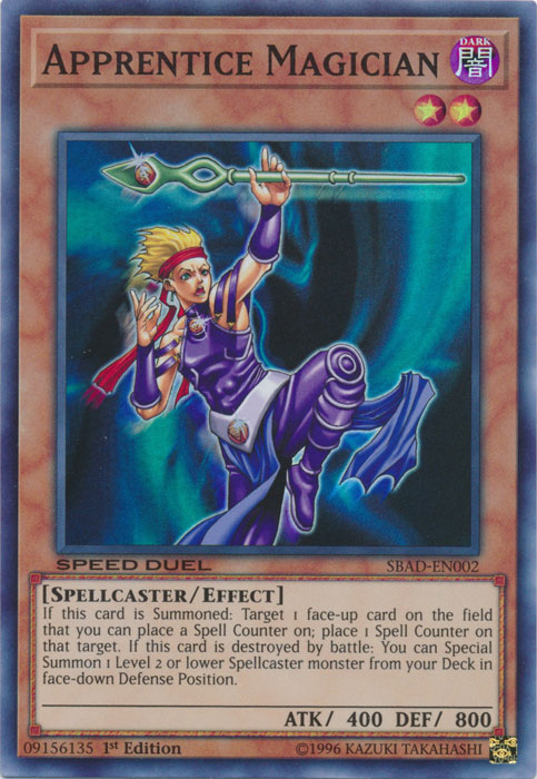 Apprentice Magician [SBAD-EN002] Super Rare | Jomio and Rueliete's Cards and Comics