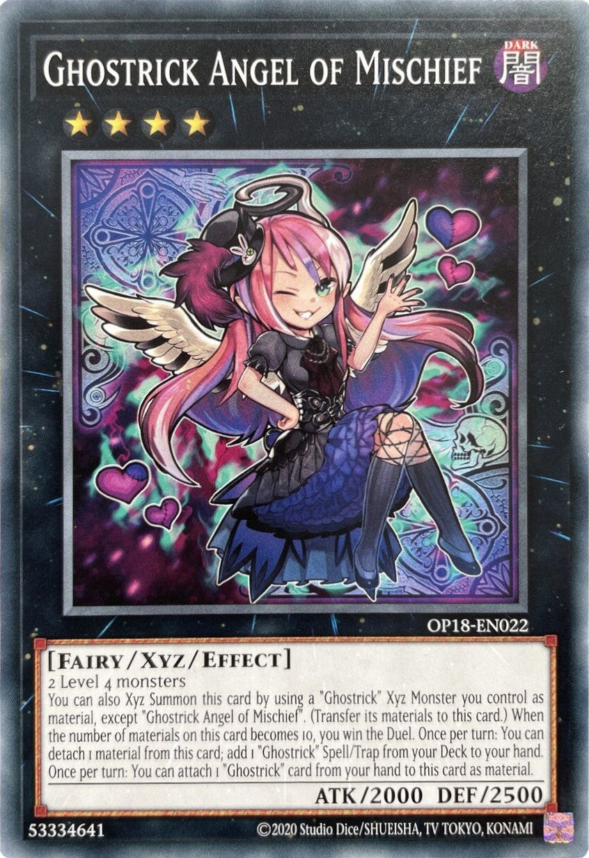 Ghostrick Angel of Mischief [OP18-EN022] Common | Jomio and Rueliete's Cards and Comics