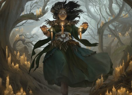 Candlegrove Witch 1 Art Card [Innistrad: Midnight Hunt Art Series] | Jomio and Rueliete's Cards and Comics