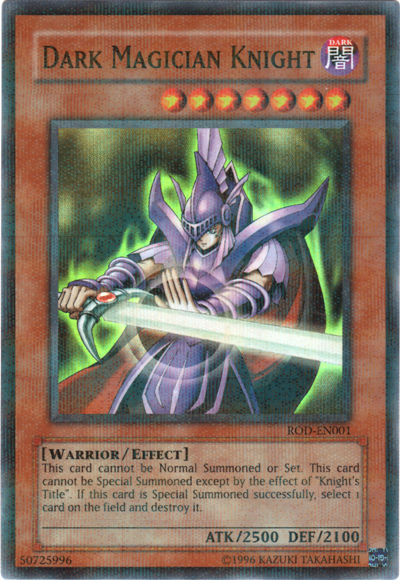 Dark Magician Knight (Reshef of Destruction) [ROD-EN001] Super Rare | Jomio and Rueliete's Cards and Comics