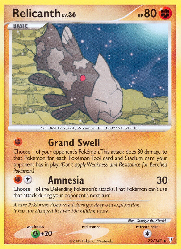 Relicanth (79/147) [Platinum: Supreme Victors] | Jomio and Rueliete's Cards and Comics