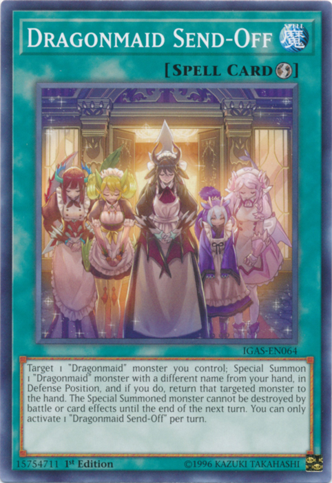 Dragonmaid Send-Off [IGAS-EN064] Common | Jomio and Rueliete's Cards and Comics