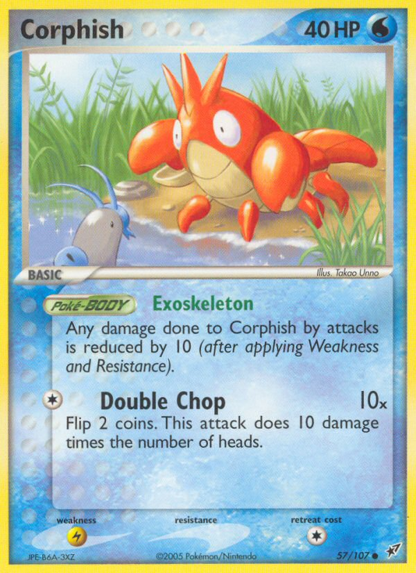 Corphish (57/107) [EX: Deoxys] | Jomio and Rueliete's Cards and Comics
