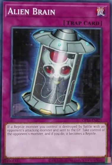 Alien Brain [OP16-EN021] Common | Jomio and Rueliete's Cards and Comics