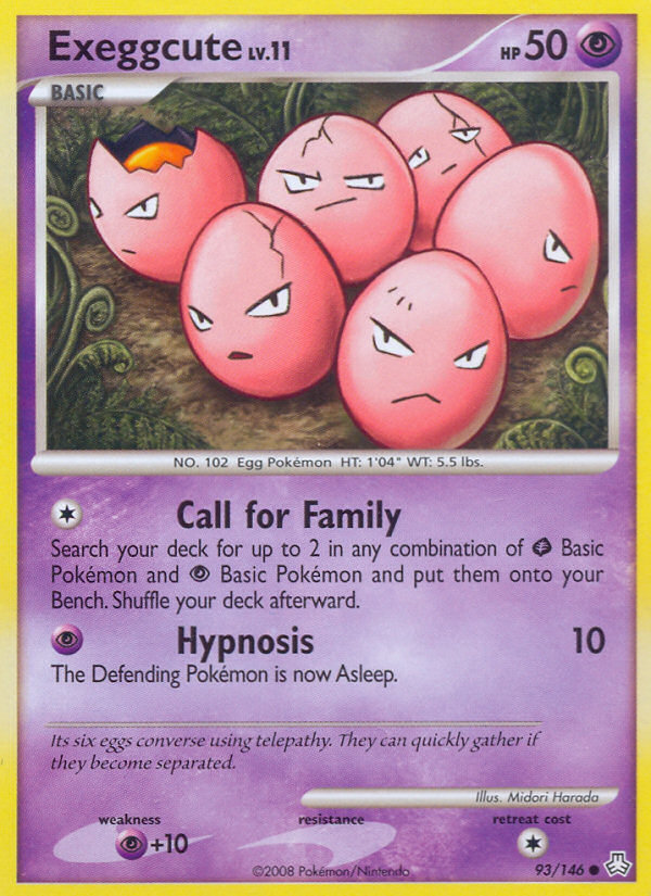 Exeggcute (93/146) [Diamond & Pearl: Legends Awakened] | Jomio and Rueliete's Cards and Comics