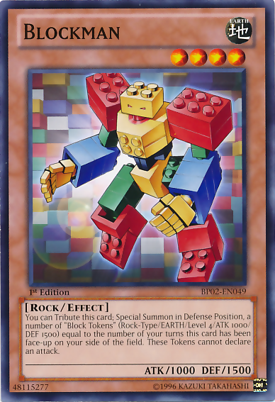 Blockman [BP02-EN049] Mosaic Rare | Jomio and Rueliete's Cards and Comics