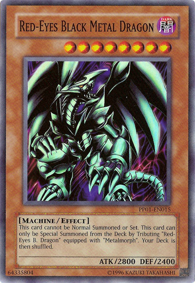 Red-Eyes Black Metal Dragon [PP01-EN015] Super Rare | Jomio and Rueliete's Cards and Comics