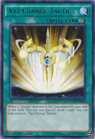 Xyz Change Tactics [NECH-EN094] Rare | Jomio and Rueliete's Cards and Comics