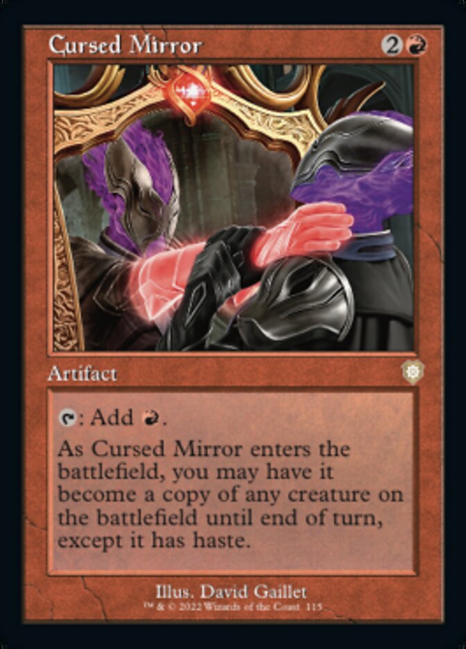 Cursed Mirror (Retro) [The Brothers' War Commander] | Jomio and Rueliete's Cards and Comics