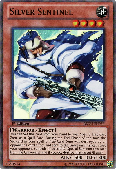Silver Sentinel [REDU-EN033] Ultra Rare | Jomio and Rueliete's Cards and Comics