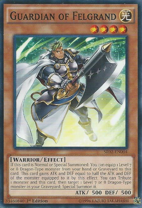 Guardian of Felgrand [SR02-EN004] Common | Jomio and Rueliete's Cards and Comics