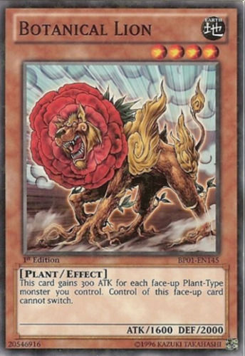Botanical Lion [BP01-EN145] Starfoil Rare | Jomio and Rueliete's Cards and Comics