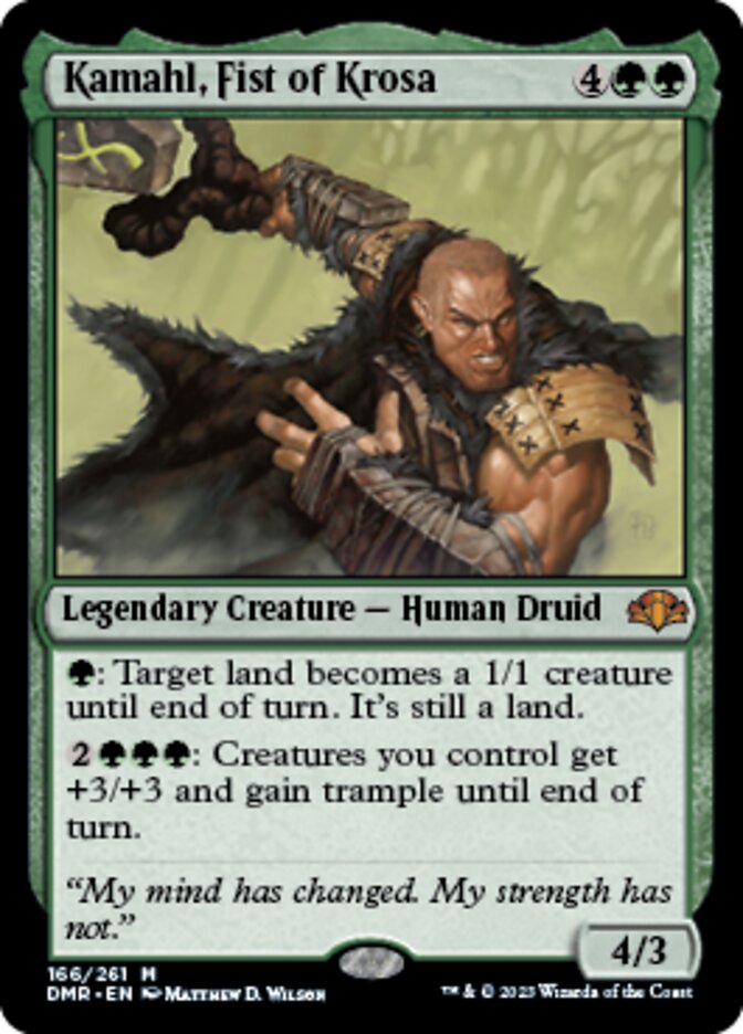 Kamahl, Fist of Krosa [Dominaria Remastered] | Jomio and Rueliete's Cards and Comics