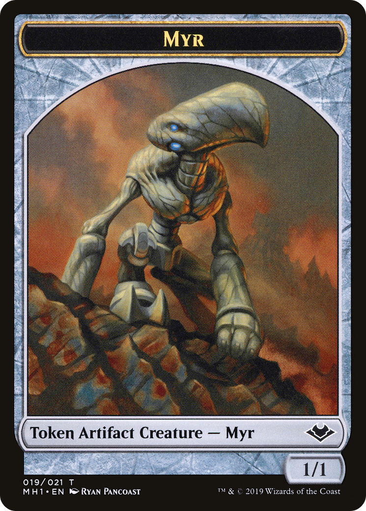 Myr // Thopter Double-Sided Token [Phyrexia: All Will Be One Commander Tokens] | Jomio and Rueliete's Cards and Comics