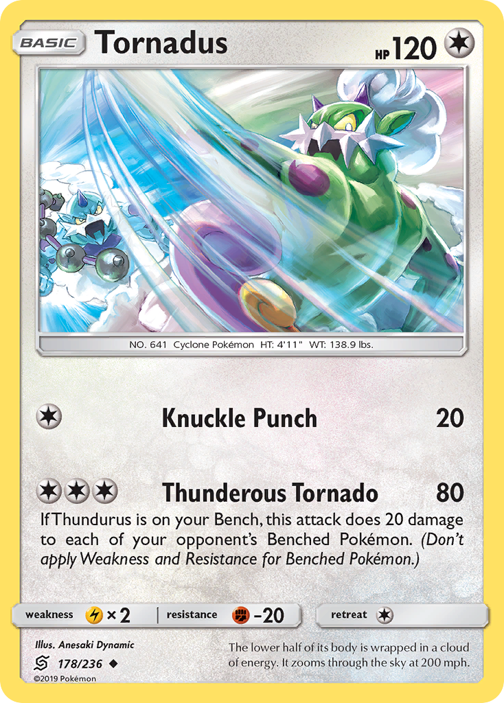 Tornadus (178/236) [Sun & Moon: Unified Minds] | Jomio and Rueliete's Cards and Comics