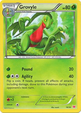Grovyle (18/30) [XY: Trainer Kit 2 - Latias] | Jomio and Rueliete's Cards and Comics
