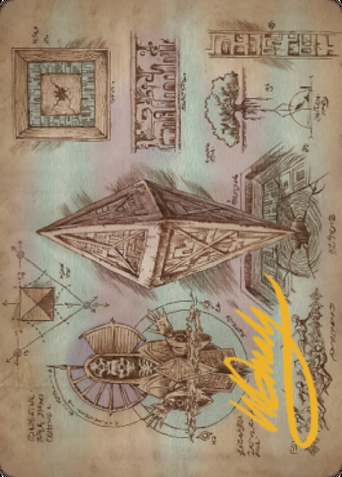 Keening Stone Art Card (Gold-Stamped Signature) [The Brothers' War Art Series] | Jomio and Rueliete's Cards and Comics
