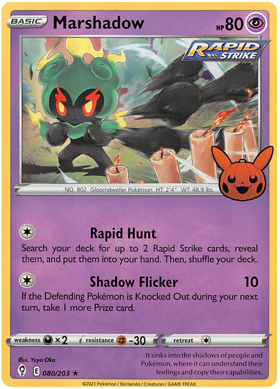 Marshadow (080/203) [Trick or Trade 2023] | Jomio and Rueliete's Cards and Comics