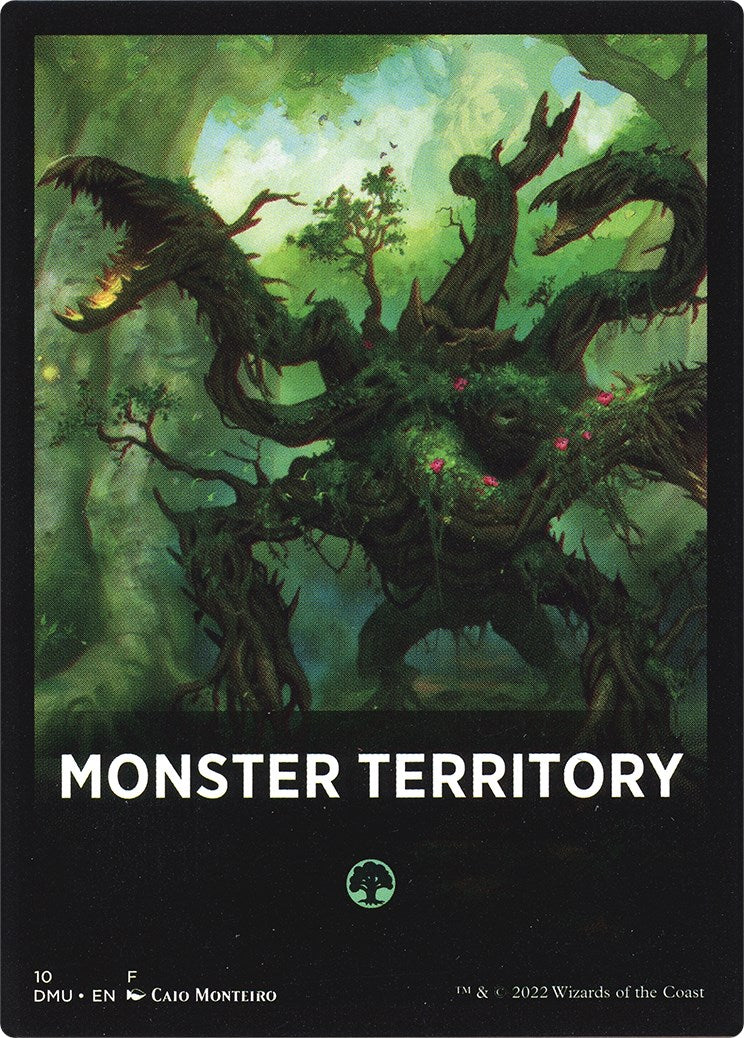 Monster Territory Theme Card [Dominaria United Tokens] | Jomio and Rueliete's Cards and Comics