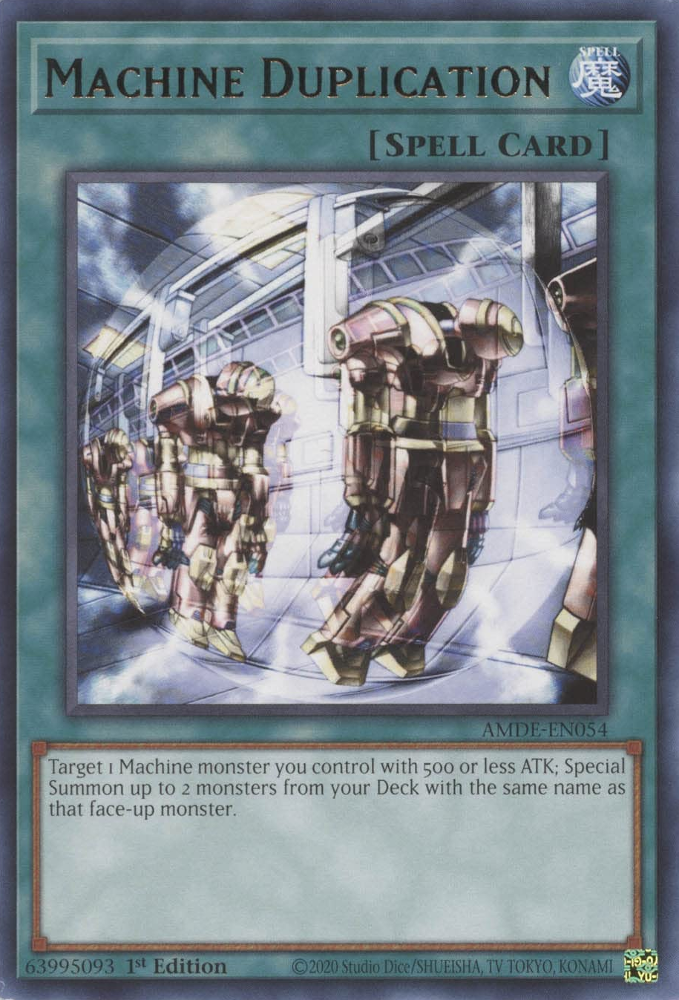 Machine Duplication [AMDE-EN054] Rare | Jomio and Rueliete's Cards and Comics