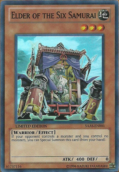 Elder of the Six Samurai [SAAS-EN001] Super Rare | Jomio and Rueliete's Cards and Comics