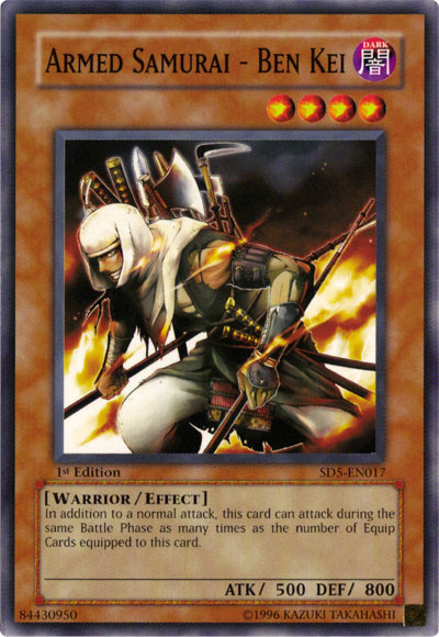 Armed Samurai - Ben Kei [SD5-EN017] Common | Jomio and Rueliete's Cards and Comics