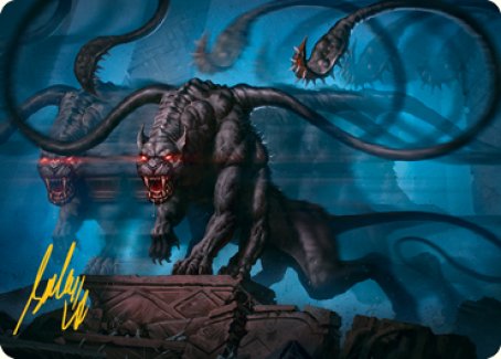 Displacer Beast Art Card (Gold-Stamped Signature) [Dungeons & Dragons: Adventures in the Forgotten Realms Art Series] | Jomio and Rueliete's Cards and Comics