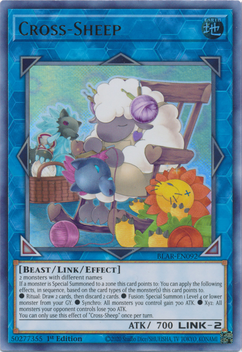 Cross-Sheep [BLAR-EN092] Ultra Rare | Jomio and Rueliete's Cards and Comics