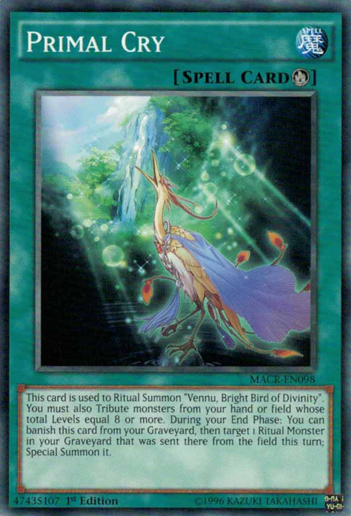 Primal Cry [MACR-EN098] Common | Jomio and Rueliete's Cards and Comics