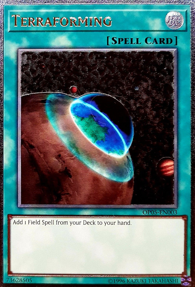 Terraforming [OP05-EN003] Ultimate Rare | Jomio and Rueliete's Cards and Comics