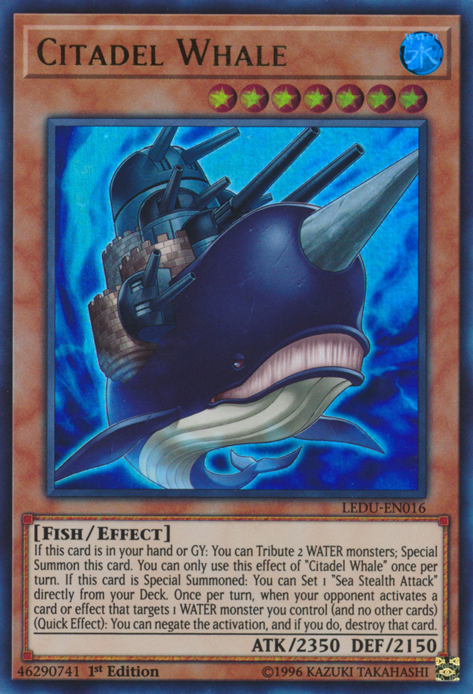 Citadel Whale [LEDU-EN016] Ultra Rare | Jomio and Rueliete's Cards and Comics