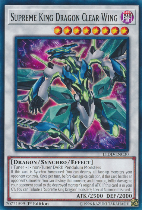 Supreme King Dragon Clear Wing [LEDD-ENC30] Common | Jomio and Rueliete's Cards and Comics