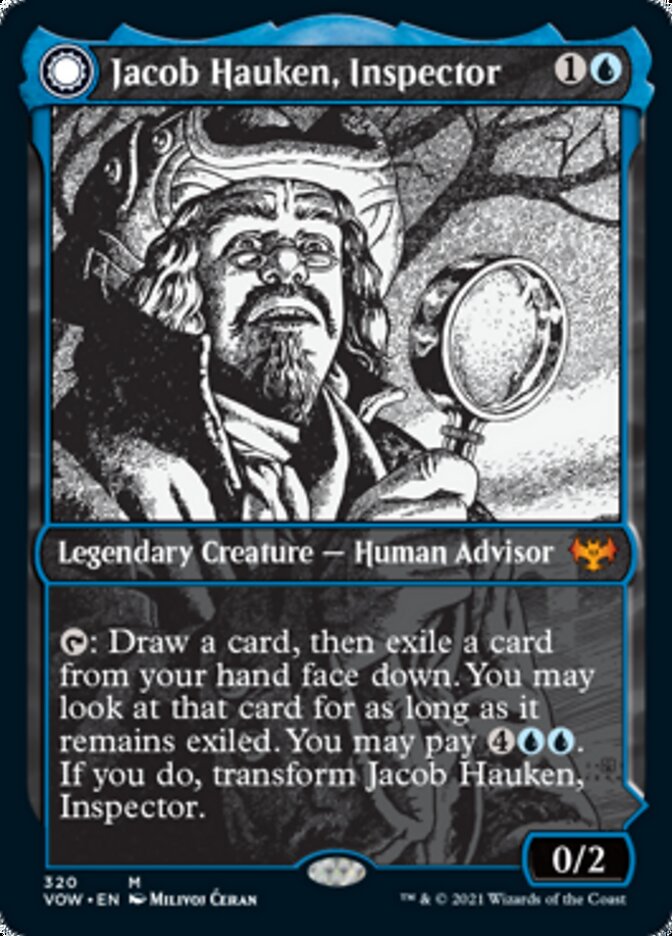 Jacob Hauken, Inspector // Hauken's Insight (Showcase Eternal Night) [Innistrad: Crimson Vow] | Jomio and Rueliete's Cards and Comics