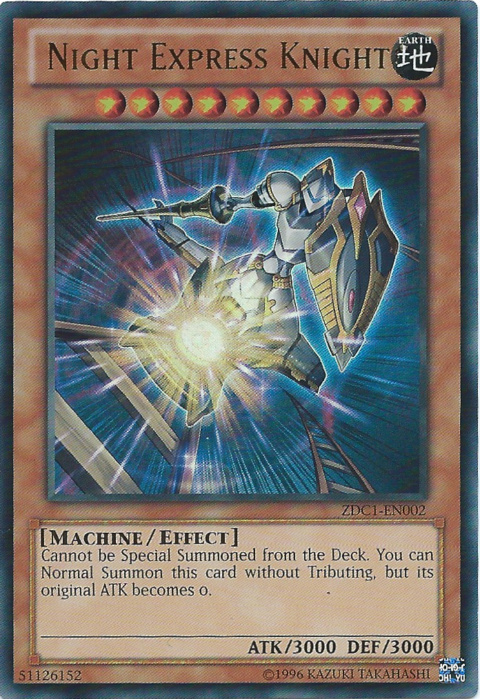 Night Express Knight [ZDC1-EN002] Ultra Rare | Jomio and Rueliete's Cards and Comics