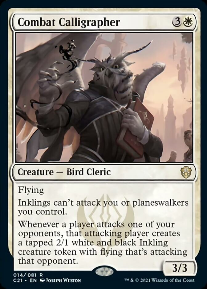Combat Calligrapher [Commander 2021] | Jomio and Rueliete's Cards and Comics