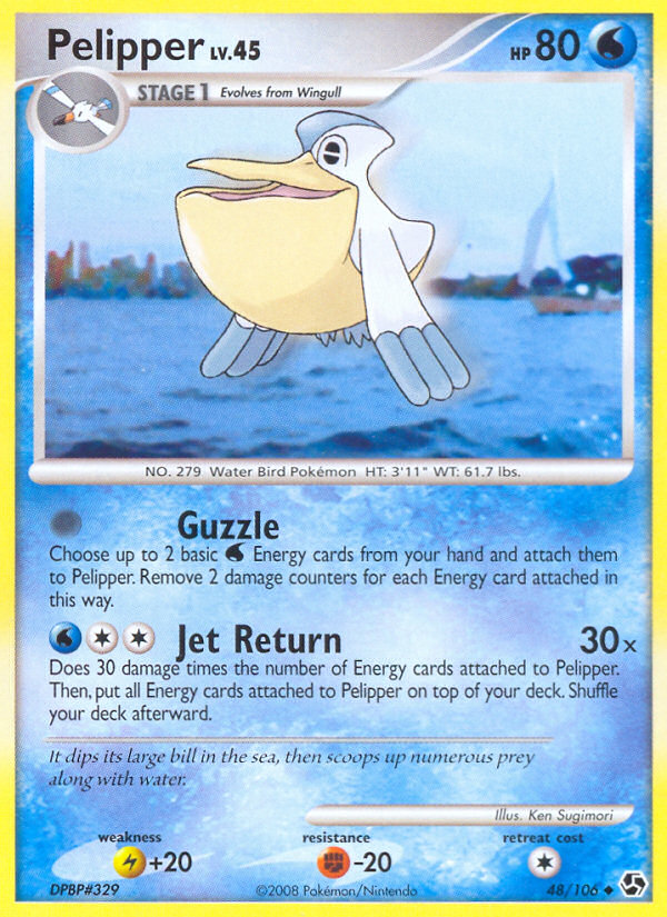 Pelipper (48/106) [Diamond & Pearl: Great Encounters] | Jomio and Rueliete's Cards and Comics