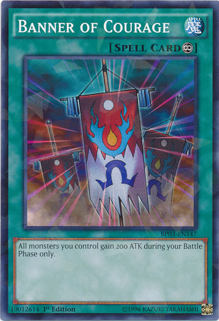 Banner of Courage (Shatterfoil) [BP03-EN147] Common | Jomio and Rueliete's Cards and Comics