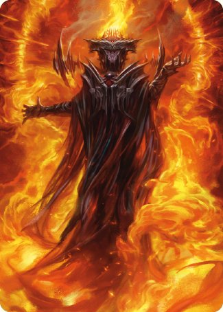 Sauron, the Dark Lord Art Card [The Lord of the Rings: Tales of Middle-earth Art Series] | Jomio and Rueliete's Cards and Comics