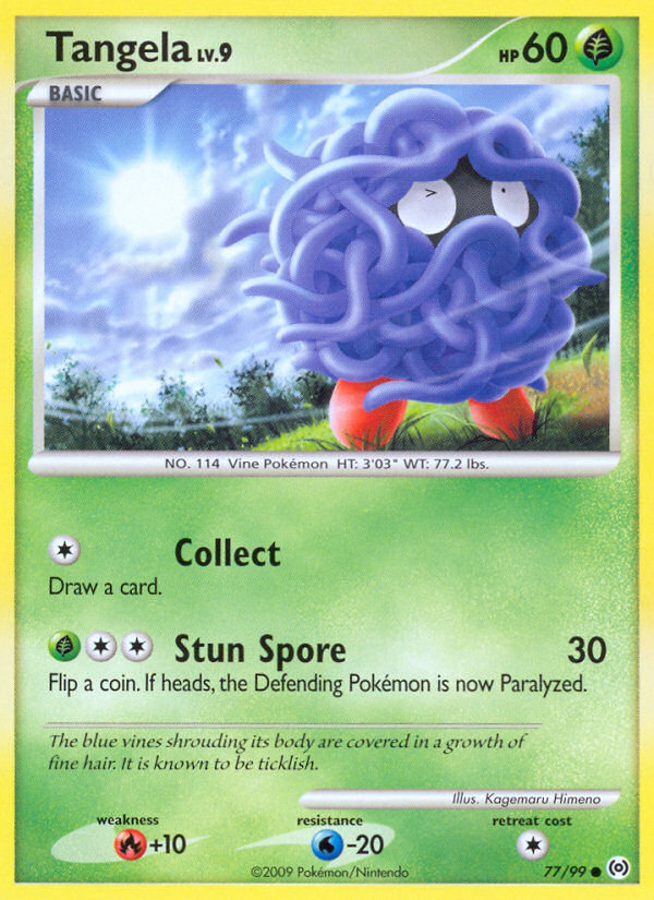 Tangela (77/99) [Platinum: Arceus] | Jomio and Rueliete's Cards and Comics