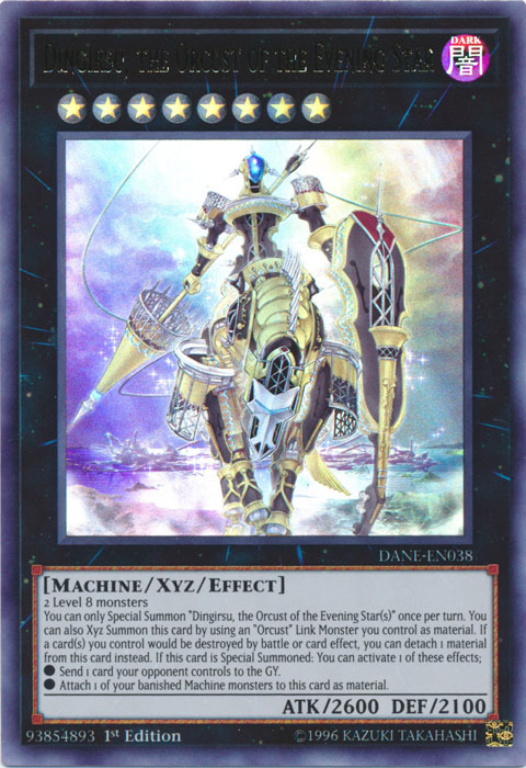 Dingirsu, the Orcust of the Evening Star [DANE-EN038] Ultra Rare | Jomio and Rueliete's Cards and Comics