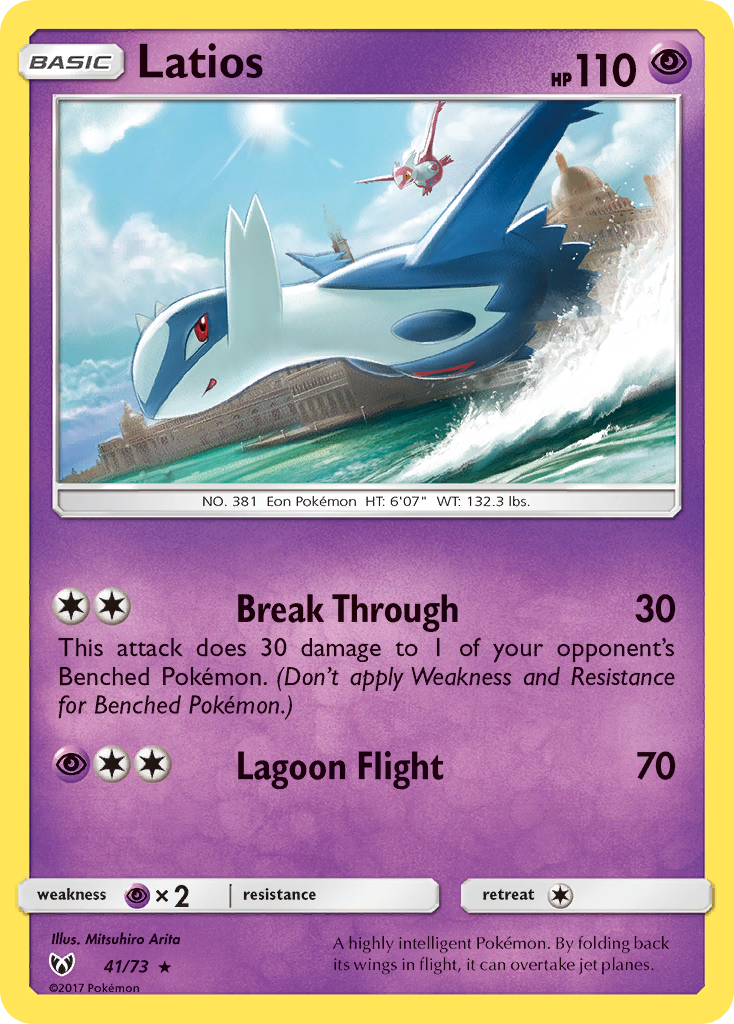 Latios (41/73) [Sun & Moon: Shining Legends] | Jomio and Rueliete's Cards and Comics