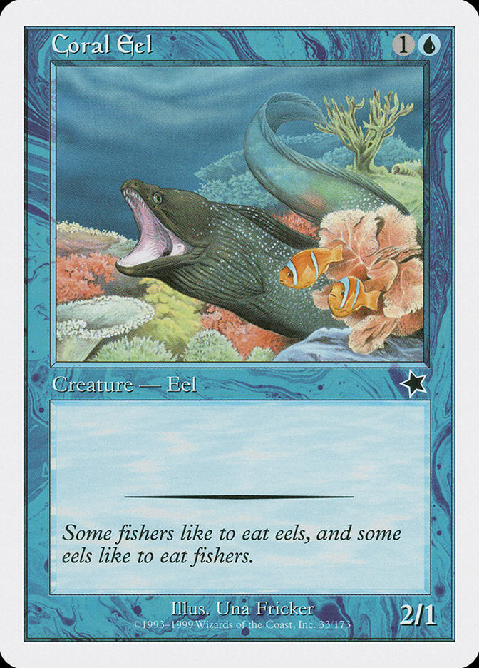 Coral Eel [Starter 1999] | Jomio and Rueliete's Cards and Comics