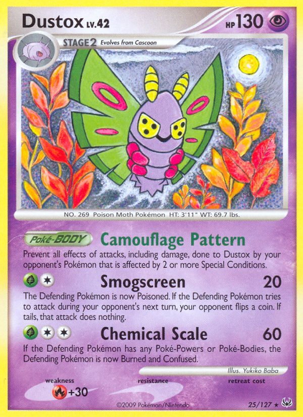 Dustox (25/127) [Platinum: Base Set] | Jomio and Rueliete's Cards and Comics