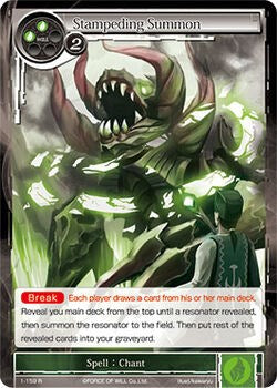 Stampeding Summon (1-159) [The Dawn of Valhalla] | Jomio and Rueliete's Cards and Comics