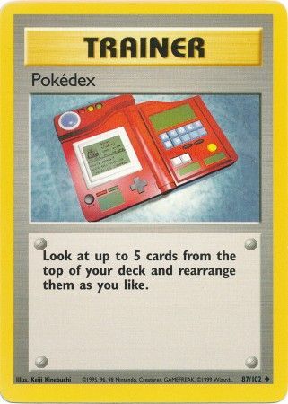 Pokedex (87/102) [Base Set Unlimited] | Jomio and Rueliete's Cards and Comics