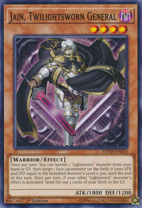 Jain, Twilightsworn General [MP18-EN050] Common | Jomio and Rueliete's Cards and Comics