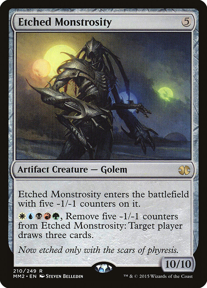 Etched Monstrosity [Modern Masters 2015] | Jomio and Rueliete's Cards and Comics